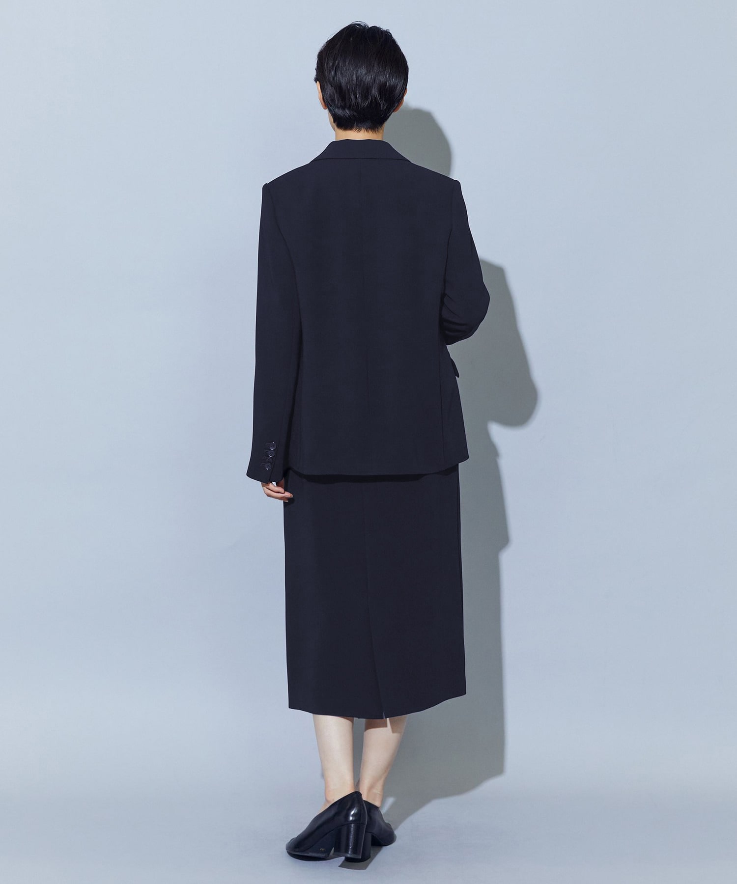 【wb】wb トリアセドライジョーゼットストレートタイトスカート 詳細画像 ベージュ 6