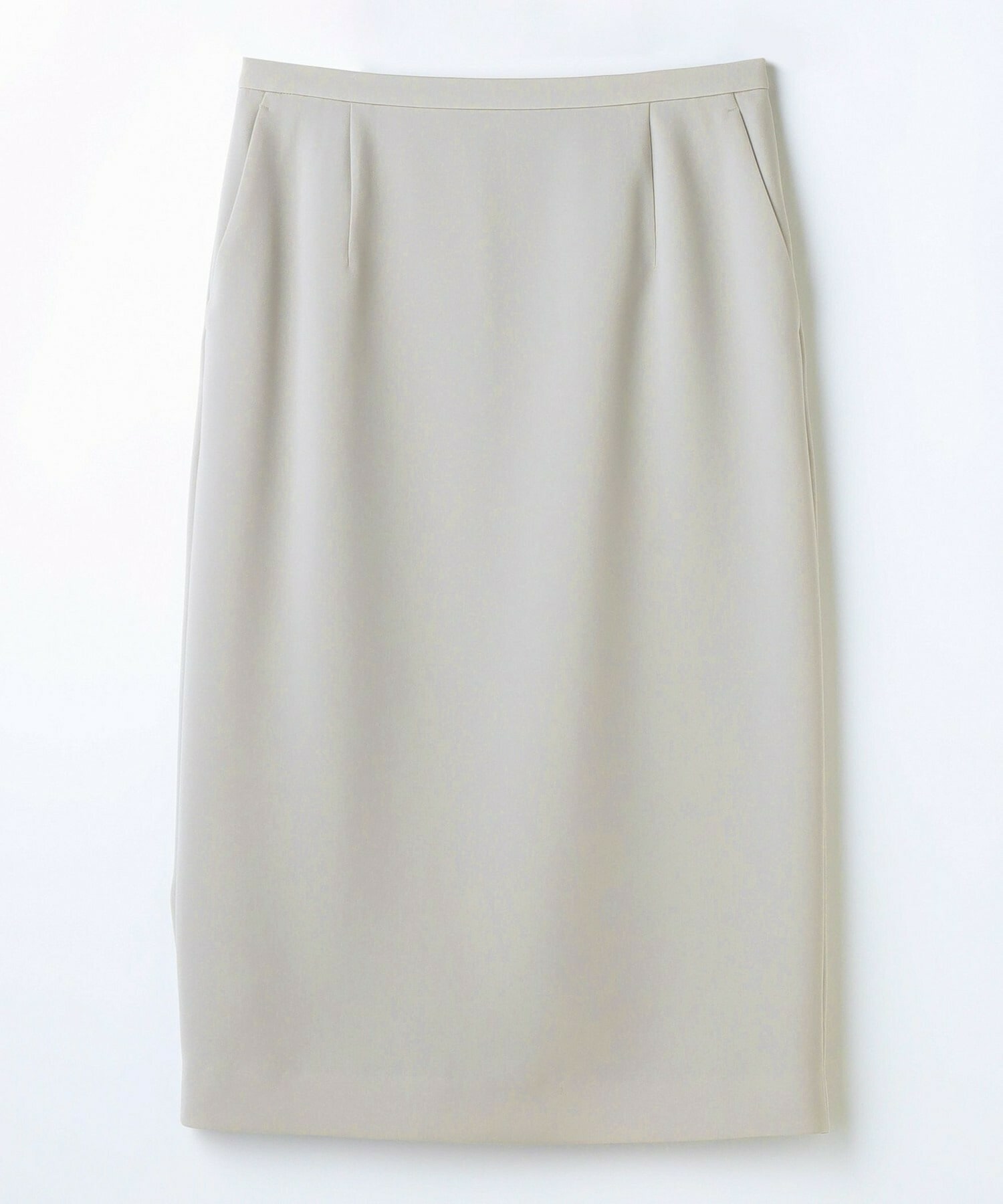 【wb】wb トリアセドライジョーゼットストレートタイトスカート 詳細画像 ベージュ 1