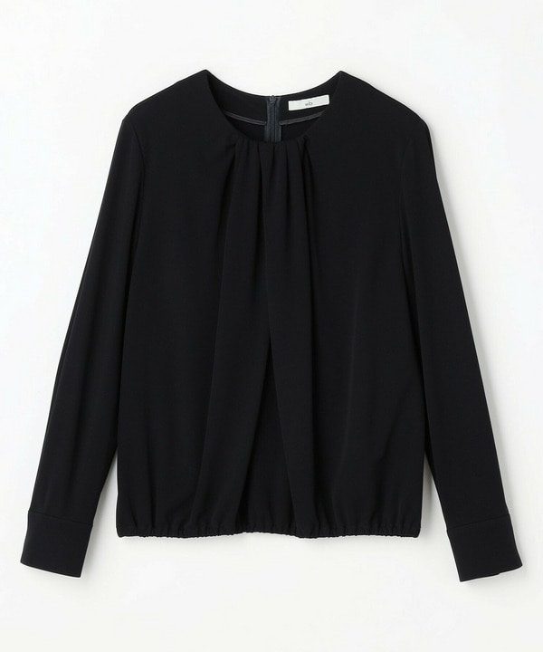 wb ビスコーススムースジャージブラウス 詳細画像 ダークネイビー 2