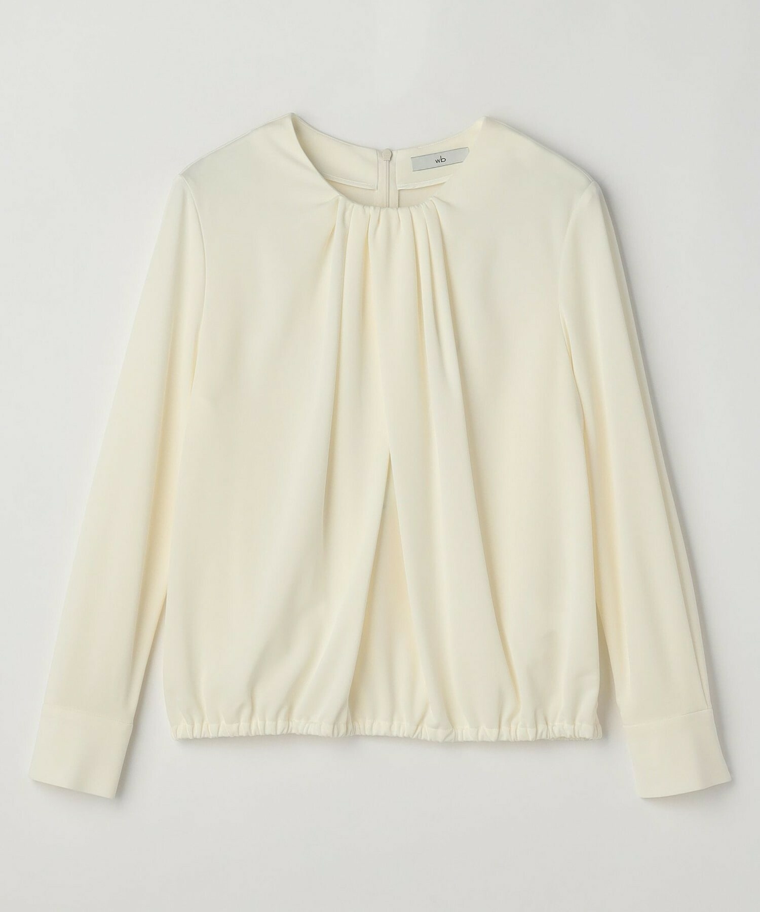 【wb】wb ビスコーススムースジャージブラウス 詳細画像 オフホワイト 1