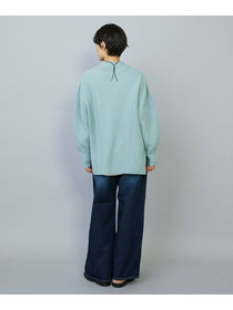 【MOGA】クーマラム鹿の子編みVネックカーディガン 詳細画像 グリーン系その他 14