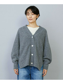 【MOGA】クーマラム鹿の子編みVネックカーディガン 詳細画像 グリーン系その他 18