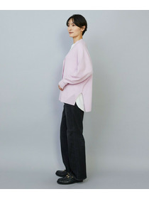 【MOGA】クーマラム鹿の子編みVネックカーディガン 詳細画像 グリーン系その他 2