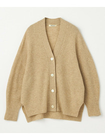 【MOGA】クーマラム鹿の子編みVネックカーディガン 詳細画像 グリーン系その他 21