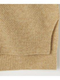 【MOGA】クーマラム鹿の子編みVネックカーディガン 詳細画像 グリーン系その他 24