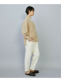 【MOGA】クーマラム鹿の子編みVネックカーディガン 詳細画像 グリーン系その他 8