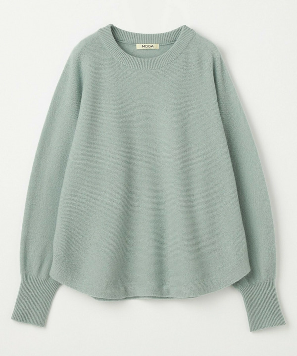 ［eclat 2026年2・3月合併号掲載商品］クーマラムラウンドネックニット 詳細画像 グリーン系その他 2