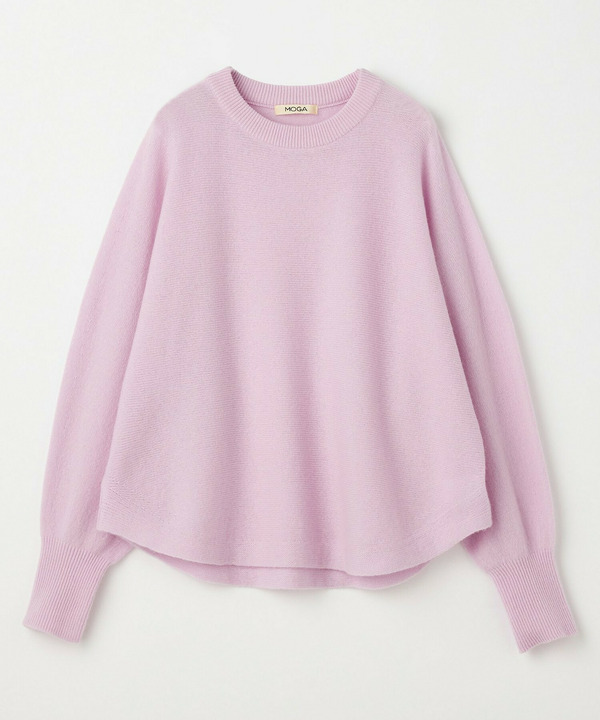 ［eclat 2026年2・3月合併号掲載商品］クーマラムラウンドネックニット 詳細画像 ピンク 2