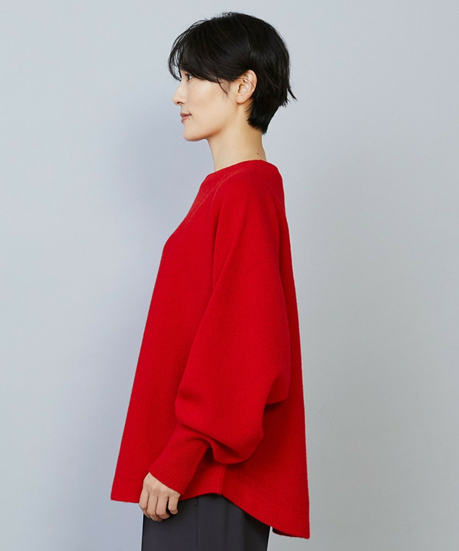 【MOGA】クーマラムラウンドネックニット 詳細画像 グレー 19