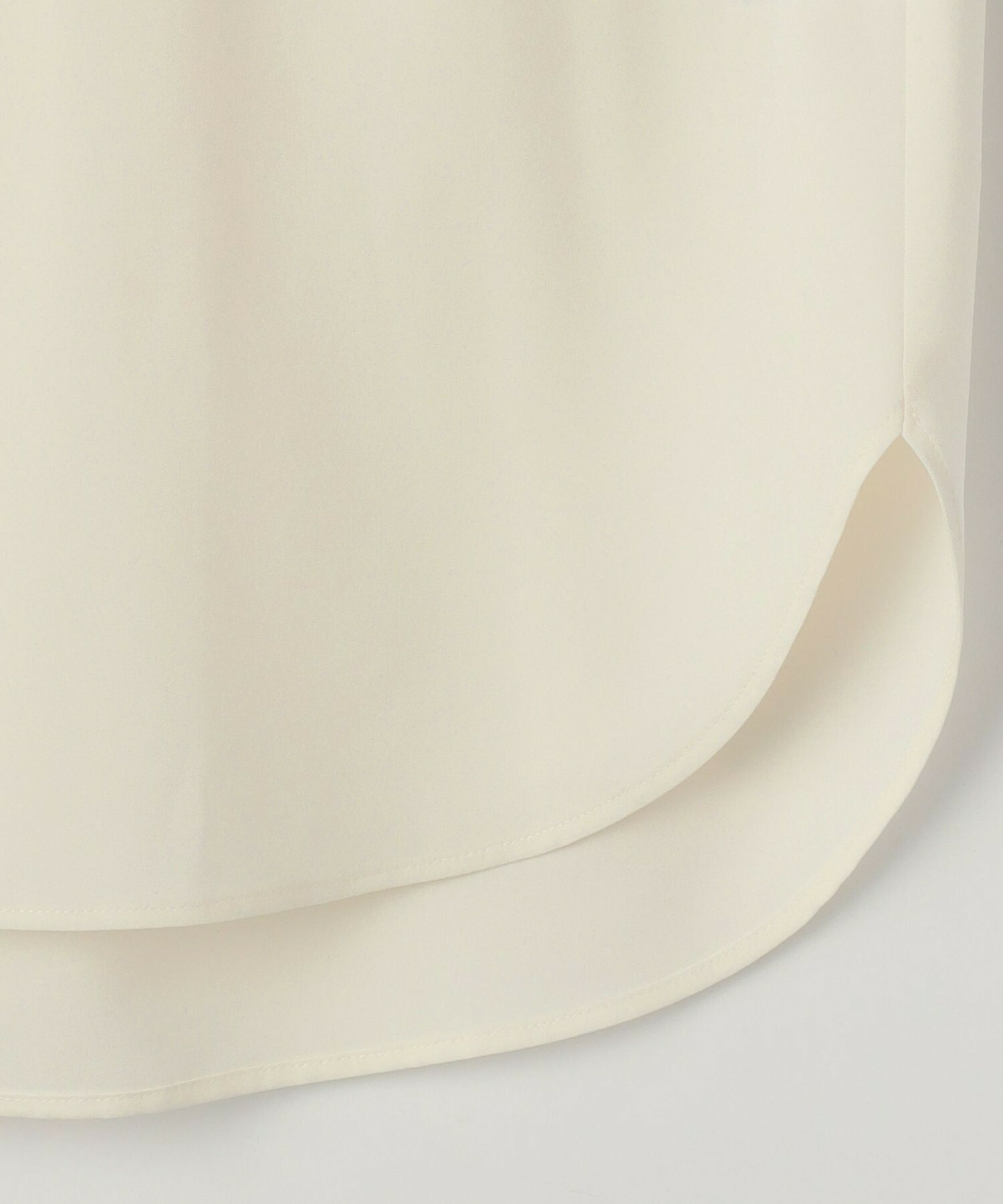 【MOGA】【Lサイズ】トロストレッチバンドカラーブラウス 詳細画像 ネイビー 27