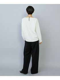 【MOGA】【Lサイズ】トリアセカルゼVネックトップス 詳細画像 ブラック 15