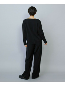 【MOGA】【Lサイズ】トリアセカルゼVネックトップス 詳細画像 ブラック 4