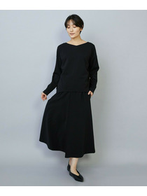 【MOGA】【Lサイズ】トリアセカルゼVネックトップス 詳細画像 ブラック 7