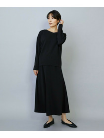 【MOGA】【Lサイズ】トリアセカルゼVネックトップス 詳細画像 ブラック 8