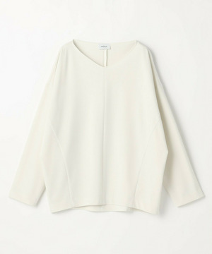 【MOGA】【Lサイズ】トリアセカルゼVネックトップス 詳細画像 オフホワイト 1