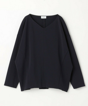 【MOGA】【Lサイズ】トリアセカルゼVネックトップス 詳細画像 ダークネイビー 1