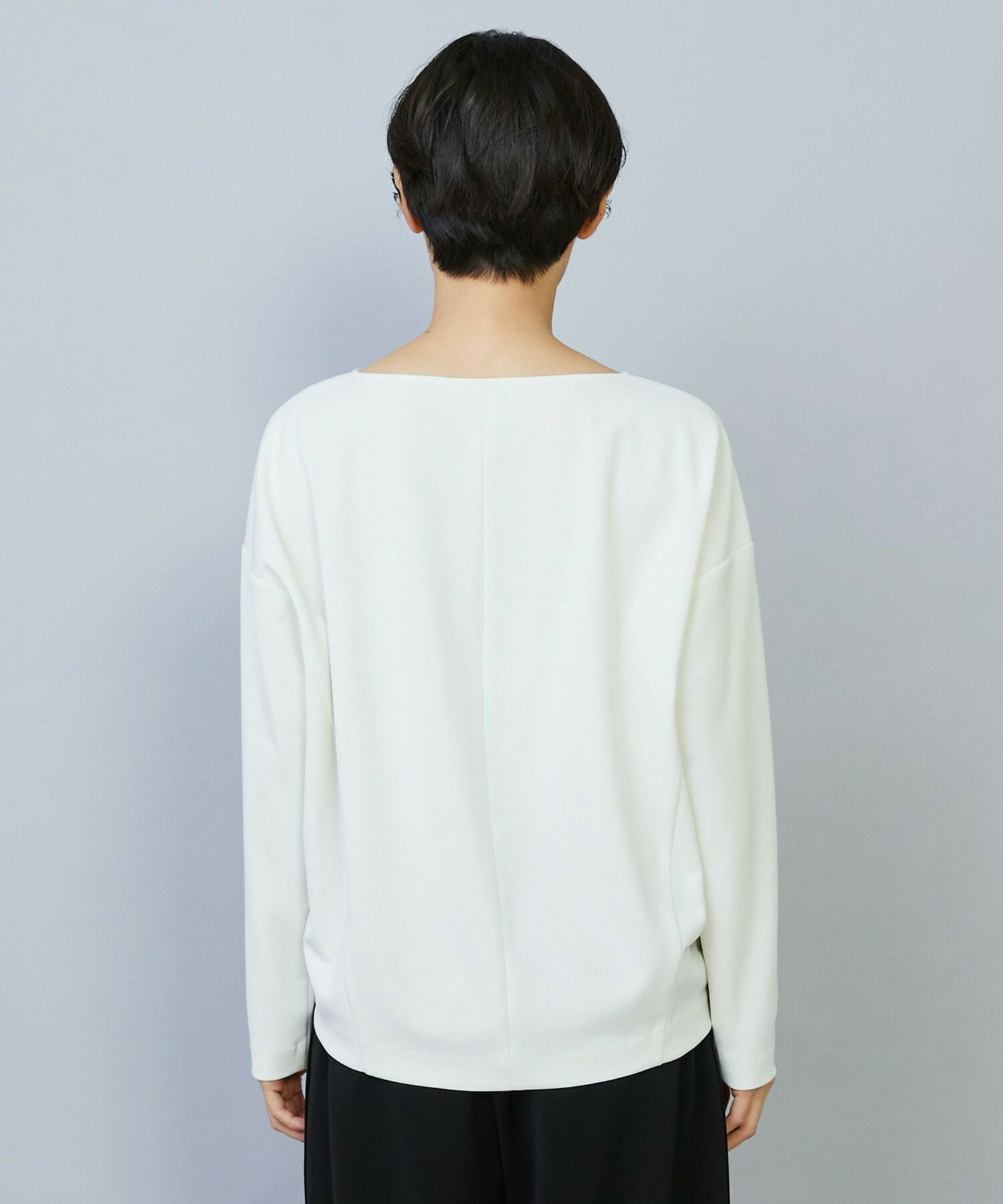 【MOGA】【Lサイズ】トリアセカルゼVネックトップス 詳細画像 ブラック 22