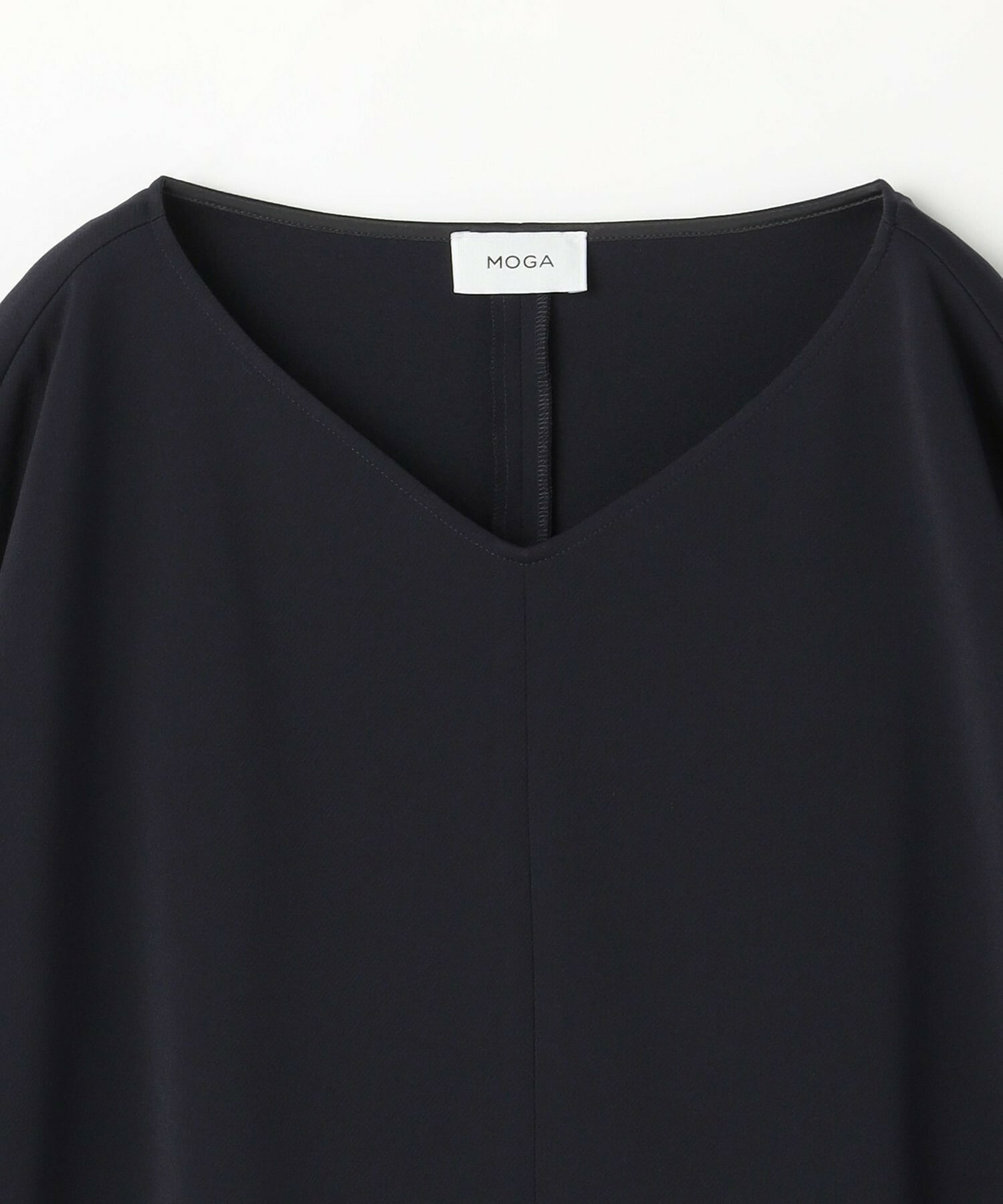 【MOGA】【Lサイズ】トリアセカルゼVネックトップス 詳細画像 ブラック 25