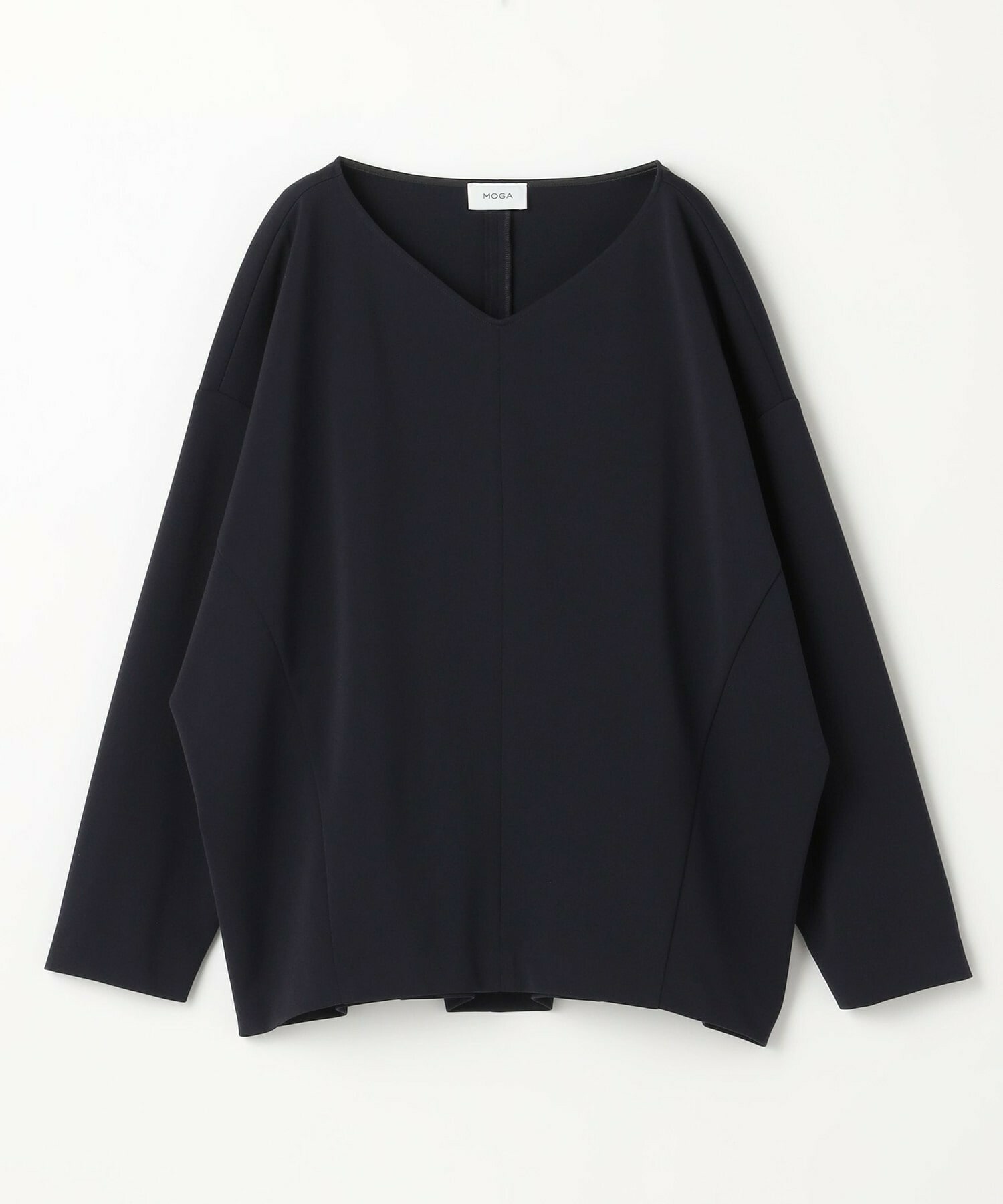 【MOGA】【Lサイズ】トリアセカルゼVネックトップス 詳細画像 ダークネイビー 1