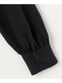 【MOGA】【Lサイズ】シアーシルクフレアブラウス 詳細画像 ネイビー 2