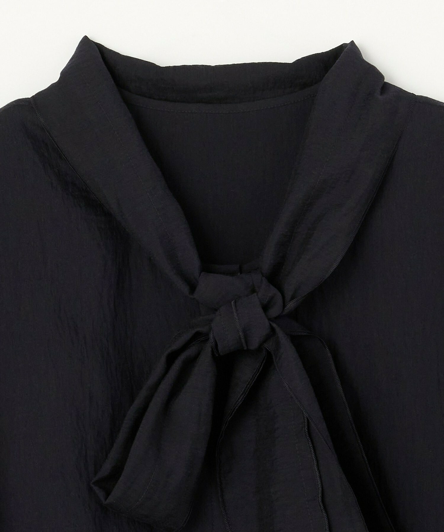 【MOGA】【Lサイズ】シアーシルクフレアブラウス 詳細画像 ネイビー 1