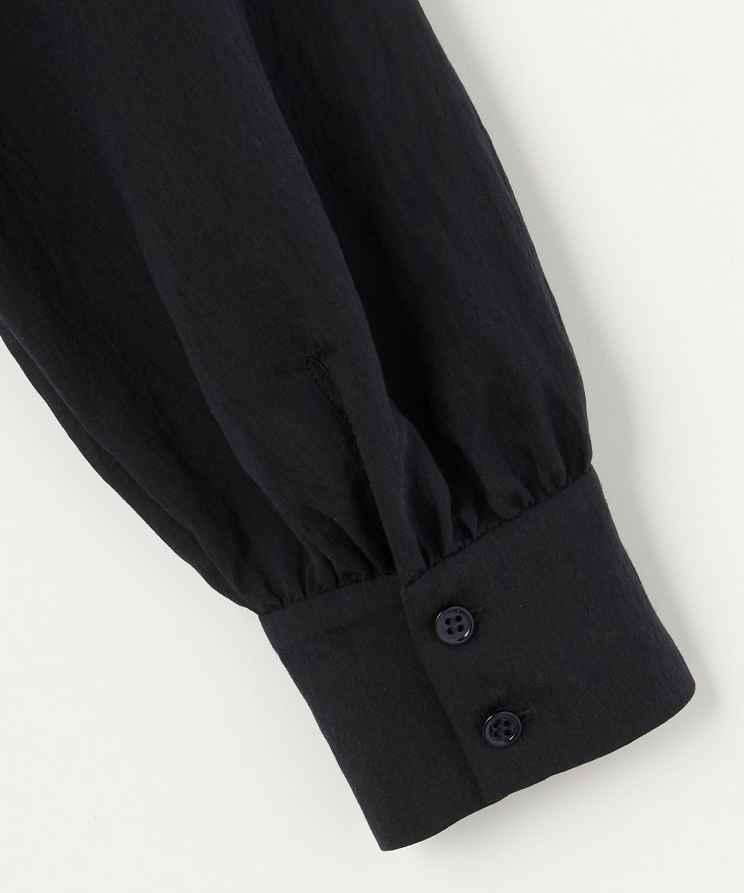 【MOGA】【Lサイズ】シアーシルクフレアブラウス 詳細画像 ネイビー 2