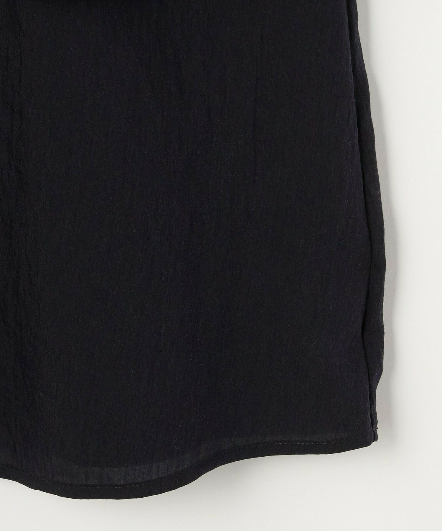 【MOGA】【Lサイズ】シアーシルクフレアブラウス 詳細画像 ネイビー 3