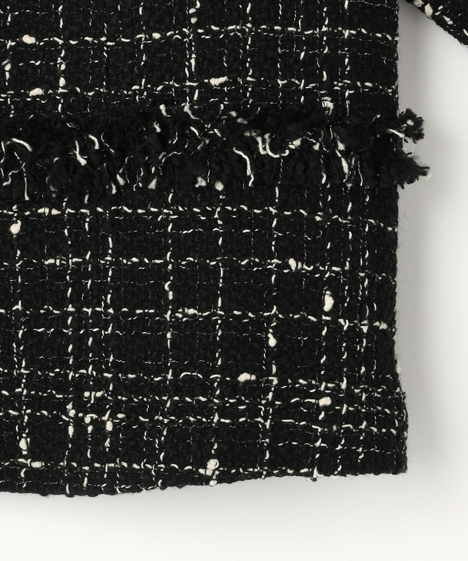 【MOGA】【Lサイズ】ファンシーヤーンツイードショートジャケット 詳細画像 オフホワイト 26