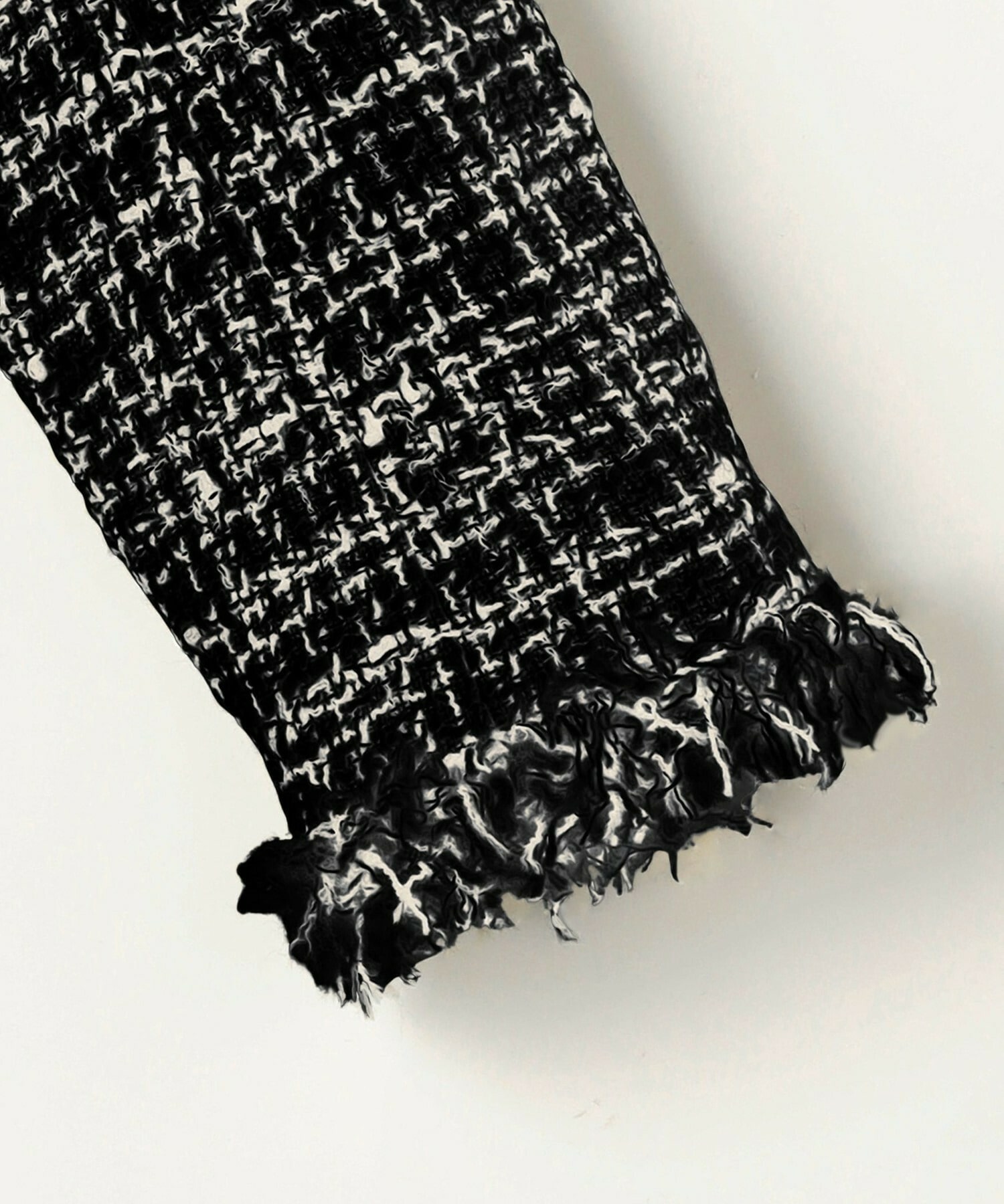 【MOGA】【Lサイズ】ファンシーヤーンツイードショートジャケット 詳細画像 オフホワイト 27