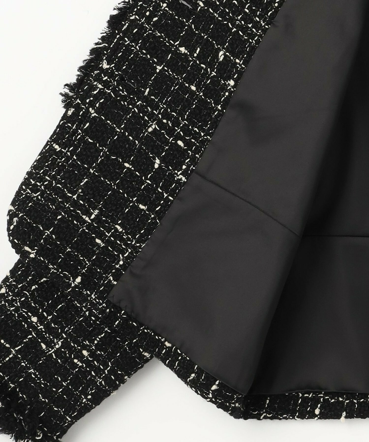 【MOGA】【Lサイズ】ファンシーヤーンツイードショートジャケット 詳細画像 オフホワイト 28