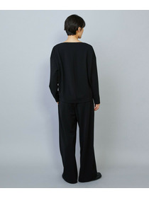 【MOGA】【Lサイズ】トリアセカルゼセミワイドパンツ 詳細画像 ブラック 19