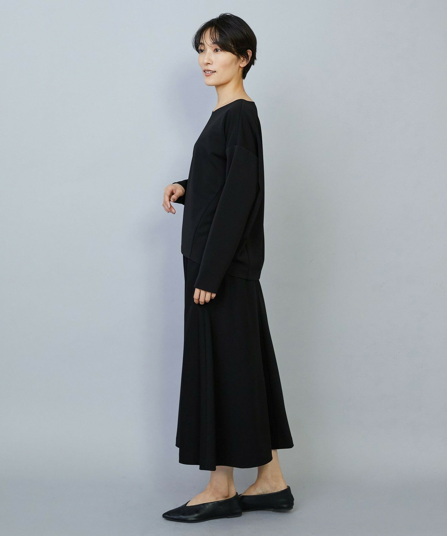 【MOGA】【Lサイズ】トリアセカルゼフレアースカート 詳細画像 ブラック 10