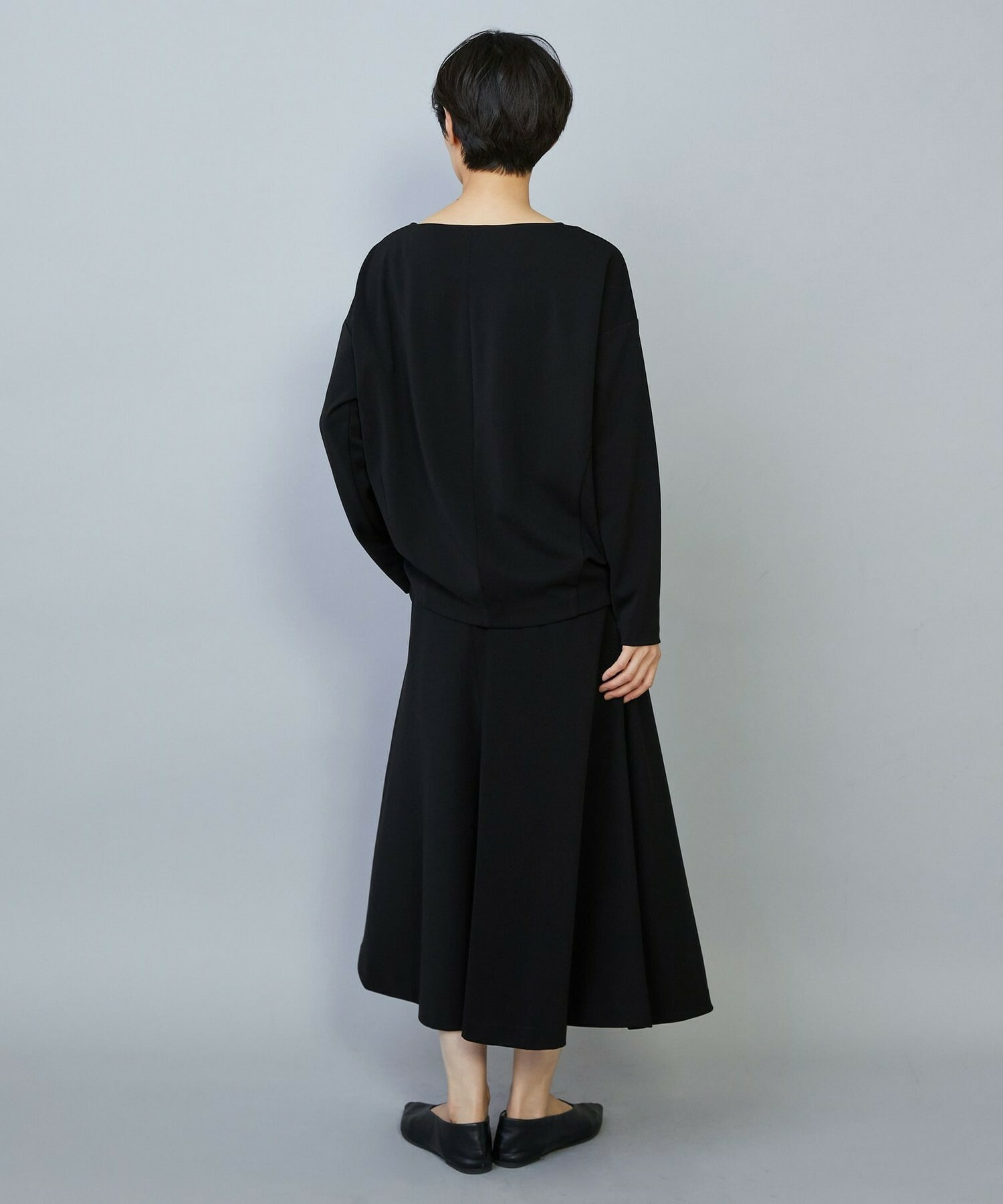 【MOGA】【Lサイズ】トリアセカルゼフレアースカート 詳細画像 ブラック 13