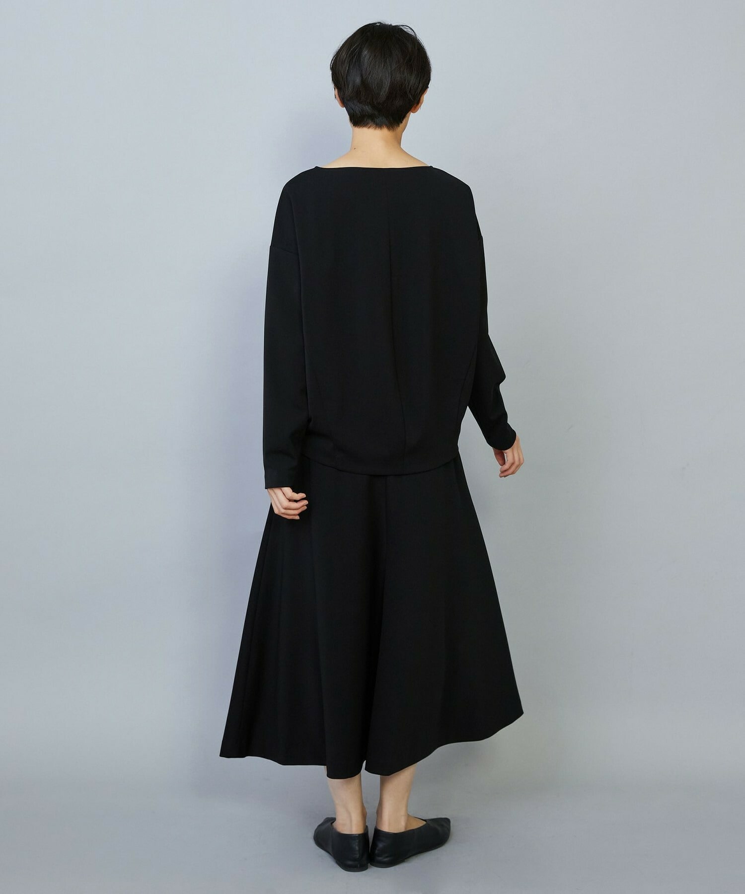 【MOGA】【Lサイズ】トリアセカルゼフレアースカート 詳細画像 ブラック 14