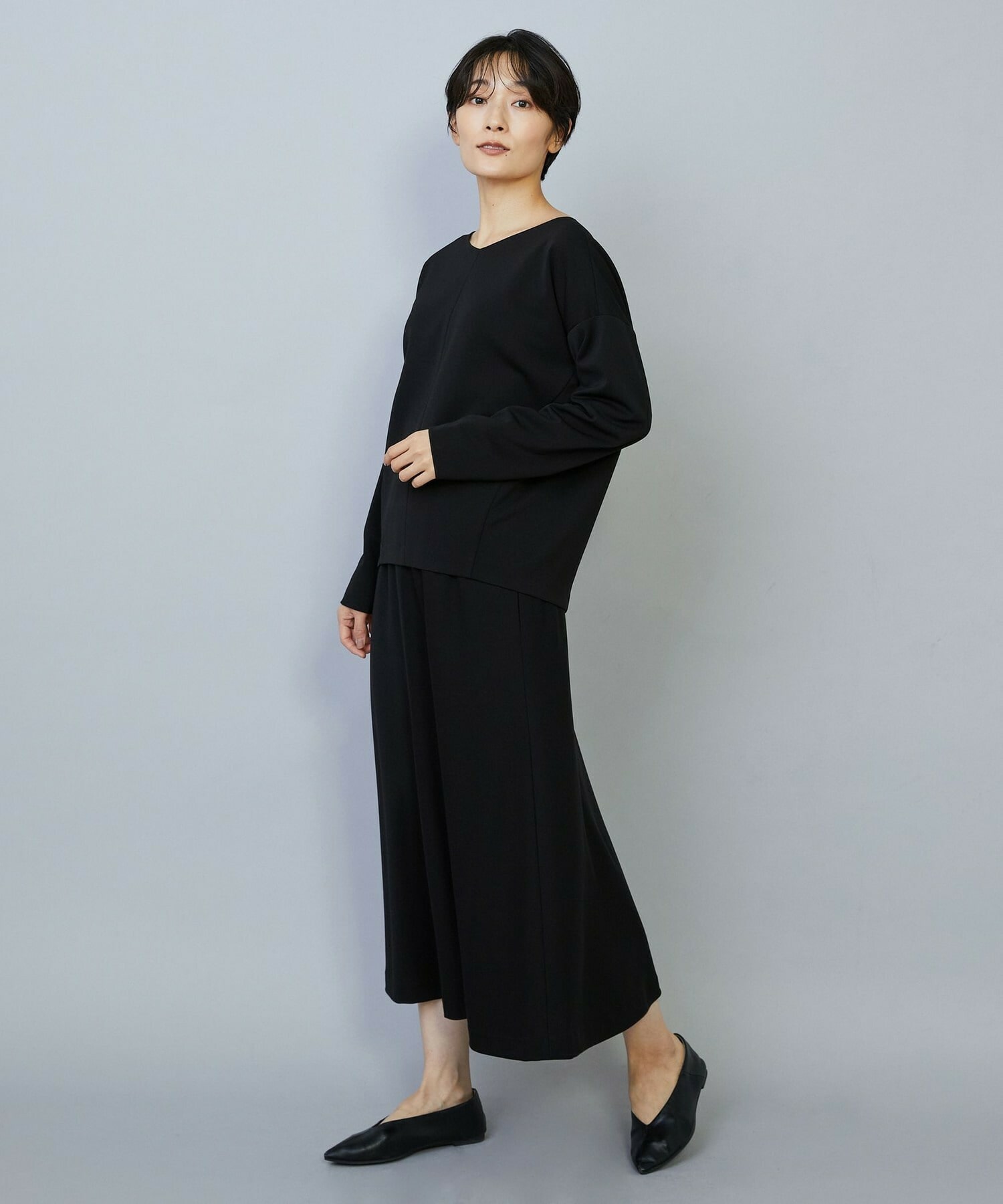 【MOGA】【Lサイズ】トリアセカルゼフレアースカート 詳細画像 ブラック 7