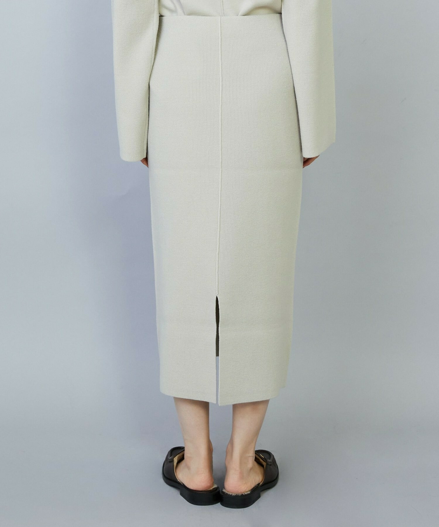 【MOGA】【Lサイズ】コームドコットンニットスカート 詳細画像 ライトベージュ 22