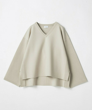 【MOGA】【Lサイズ】コームドコットンチュニックニット 詳細画像 ライトベージュ 1