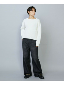 【MOGA】【Lサイズ】ヴィッテルスリムクルーネックショートニット 詳細画像 オフホワイト 10