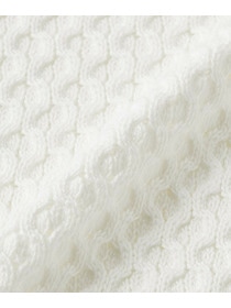 【MOGA】【Lサイズ】ヴィッテルスリムクルーネックショートニット 詳細画像 オフホワイト 28