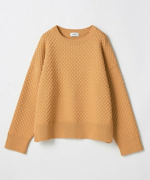 【MOGA】【Lサイズ】ヴィッテルスリムクルーネックショートニット 詳細画像 オレンジ 1