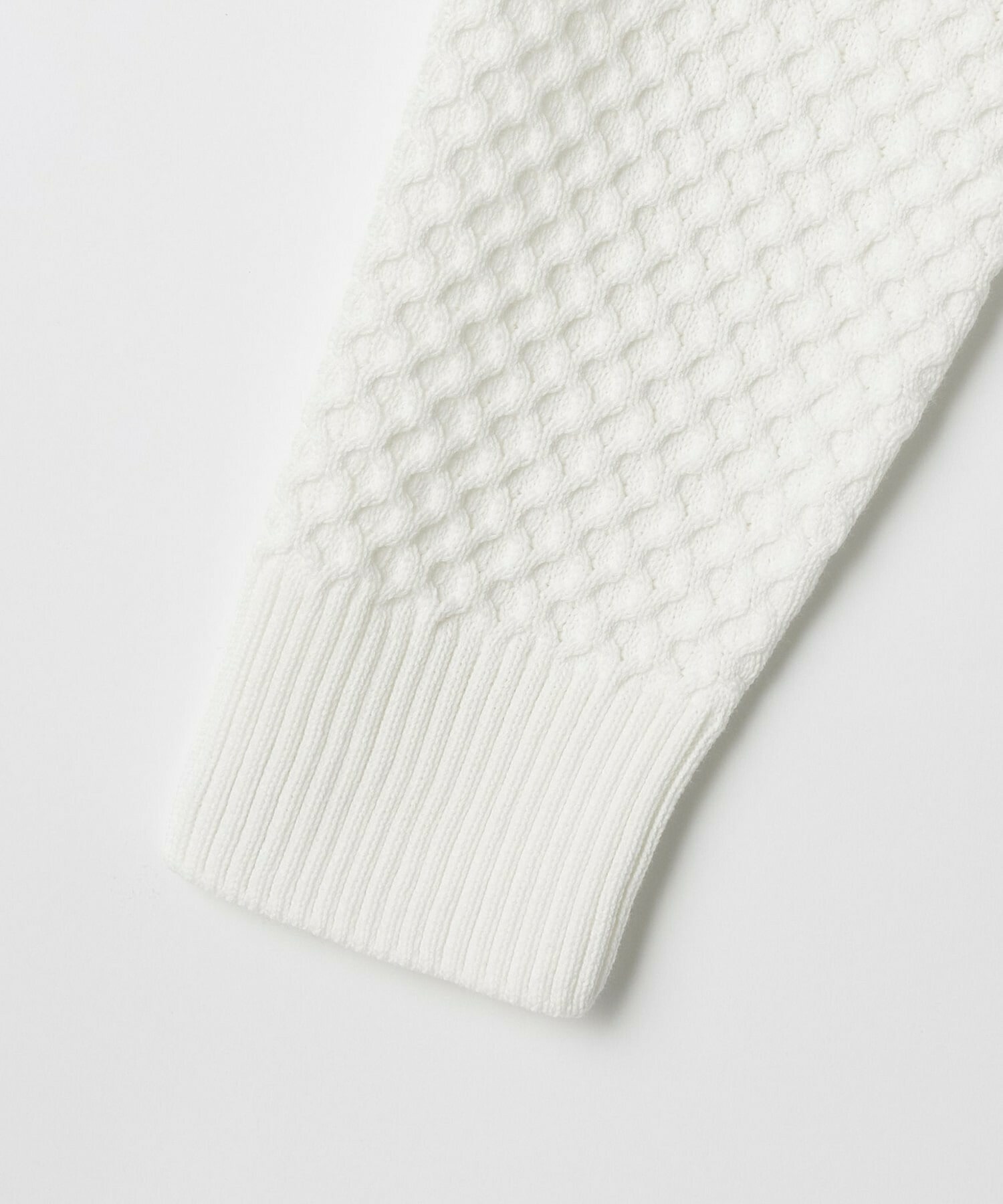 【MOGA】【Lサイズ】ヴィッテルスリムクルーネックショートニット 詳細画像 オフホワイト 26