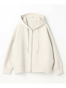 【MOGA】【Lサイズ】スムースダンボールフードジップパーカー 詳細画像 ブラック 23