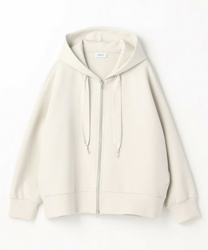 【MOGA】【Lサイズ】スムースダンボールフードジップパーカー 詳細画像 ライトグレー 1