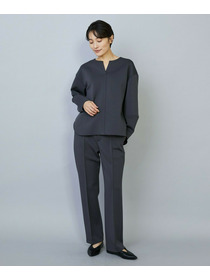 【MOGA】【Lサイズ】トリアセダブルニットストレートパンツ 詳細画像 ネイビー 11