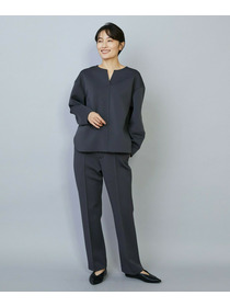 【MOGA】【Lサイズ】トリアセダブルニットストレートパンツ 詳細画像 ネイビー 12