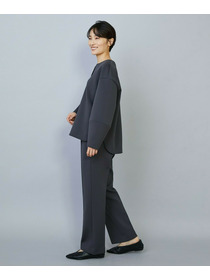 【MOGA】【Lサイズ】トリアセダブルニットストレートパンツ 詳細画像 ネイビー 13