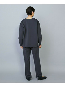 【MOGA】【Lサイズ】トリアセダブルニットストレートパンツ 詳細画像 ネイビー 15