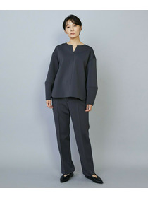 【MOGA】【Lサイズ】トリアセダブルニットストレートパンツ 詳細画像 ネイビー 17