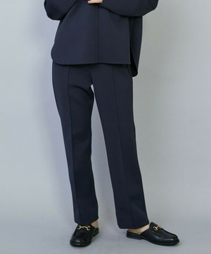 【MOGA】【Lサイズ】トリアセダブルニットストレートパンツ 詳細画像 ネイビー 2