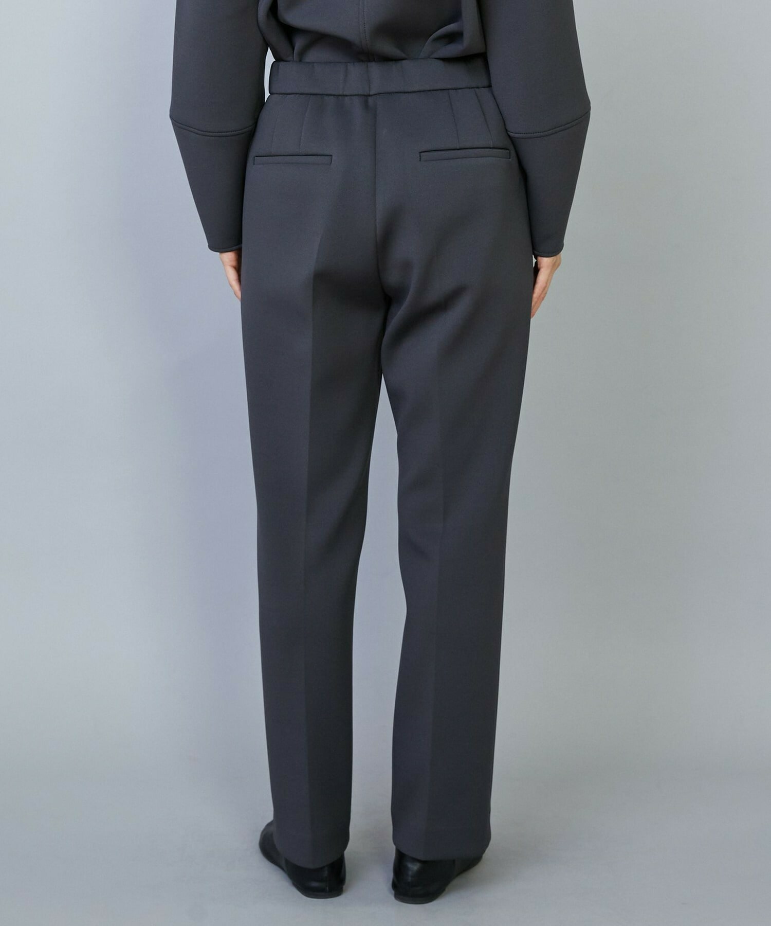 【MOGA】【Lサイズ】トリアセダブルニットストレートパンツ 詳細画像 ネイビー 21